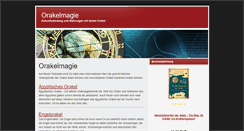 Desktop Screenshot of orakelmagie.com